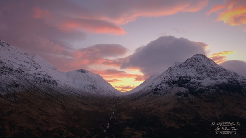 White Balloon Films Glencoe Drone Aerial Wedding Video